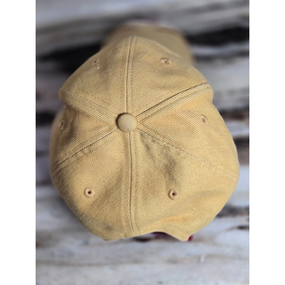 NFL San Francisco 49ers Hat Mustard Yellow Burgundy Adjustable Strapback Cap - Picture 4 of 9